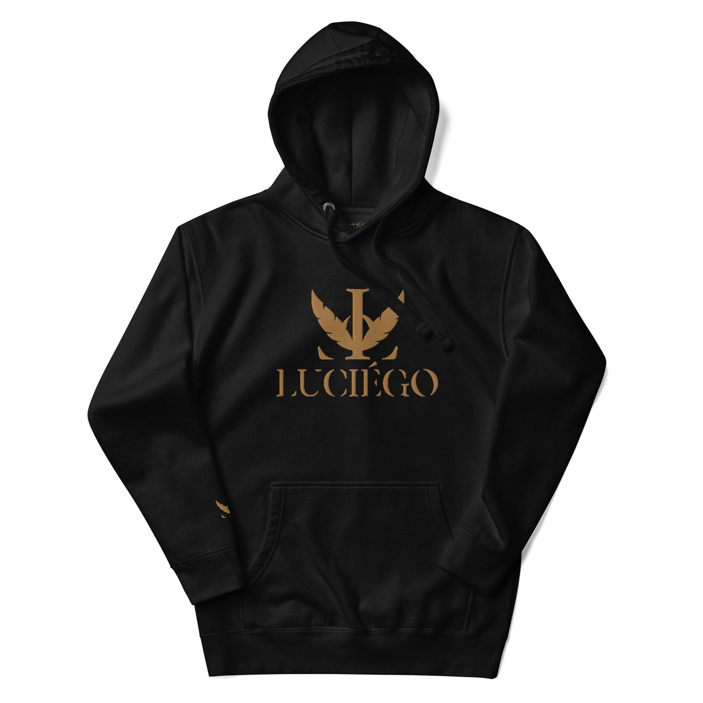 Luciégo Gold Logo Hoodie