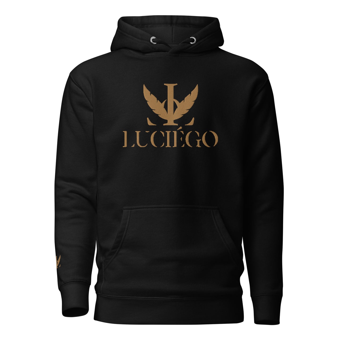 Luciégo Gold Logo Hoodie