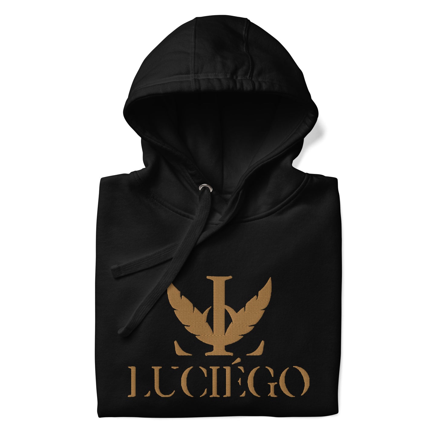 Luciégo Gold Logo Hoodie