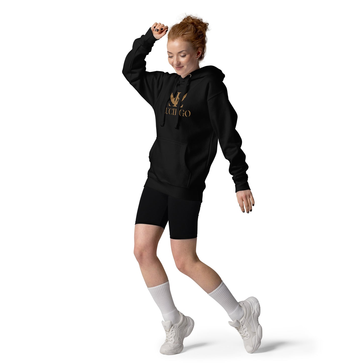 Luciégo Gold Logo Hoodie