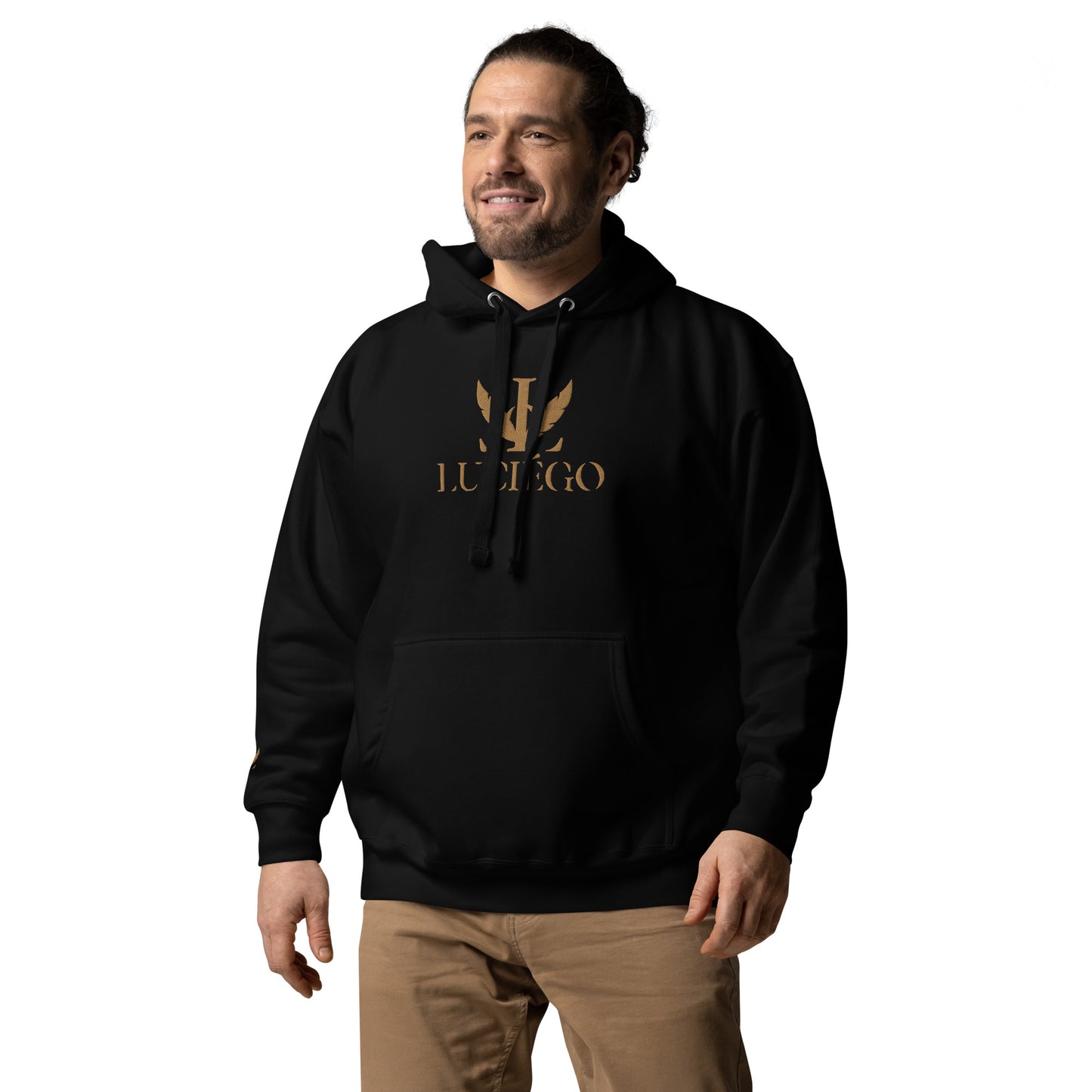 Luciégo Gold Logo Hoodie