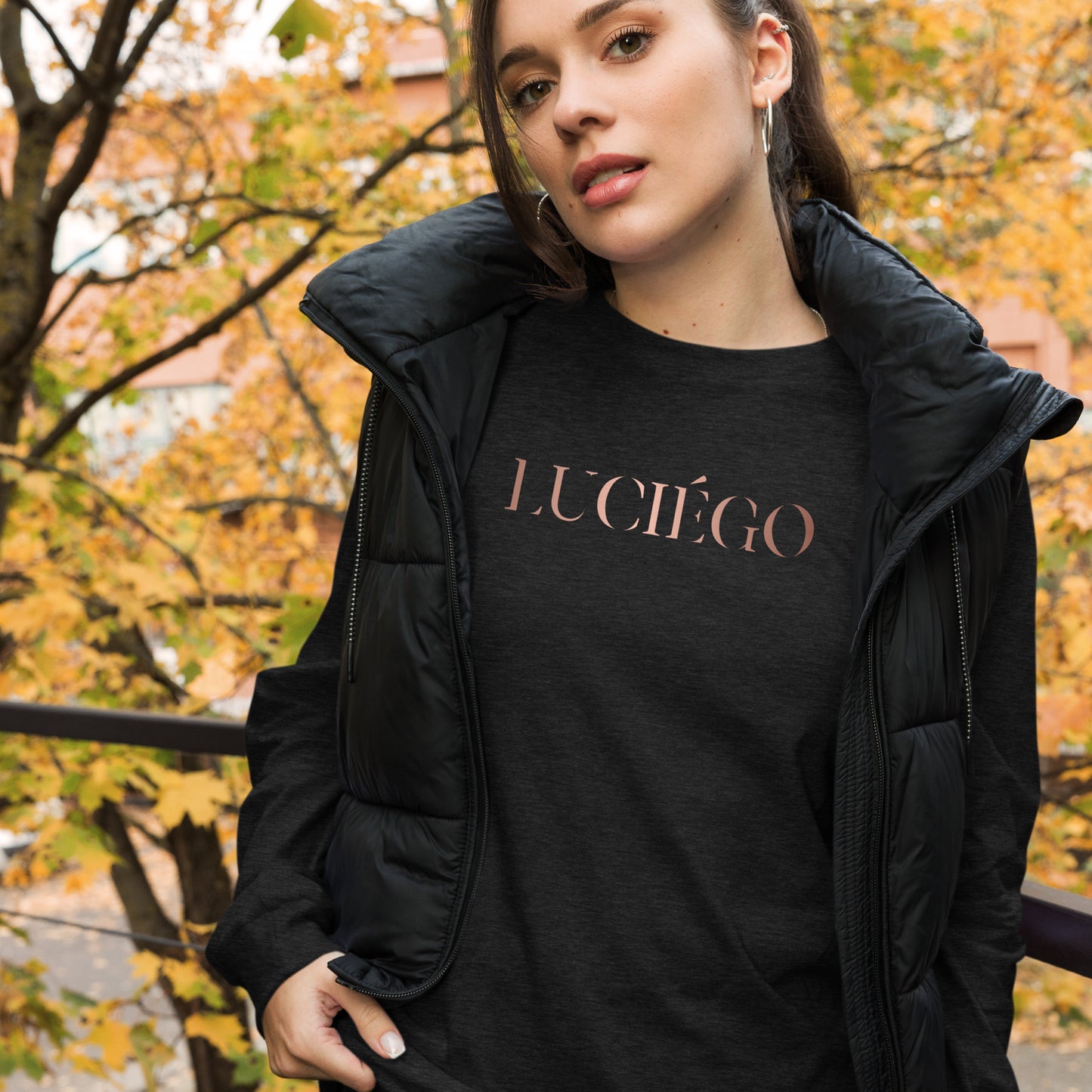 Luciégo Unisex Long Sleeve Tee Copper