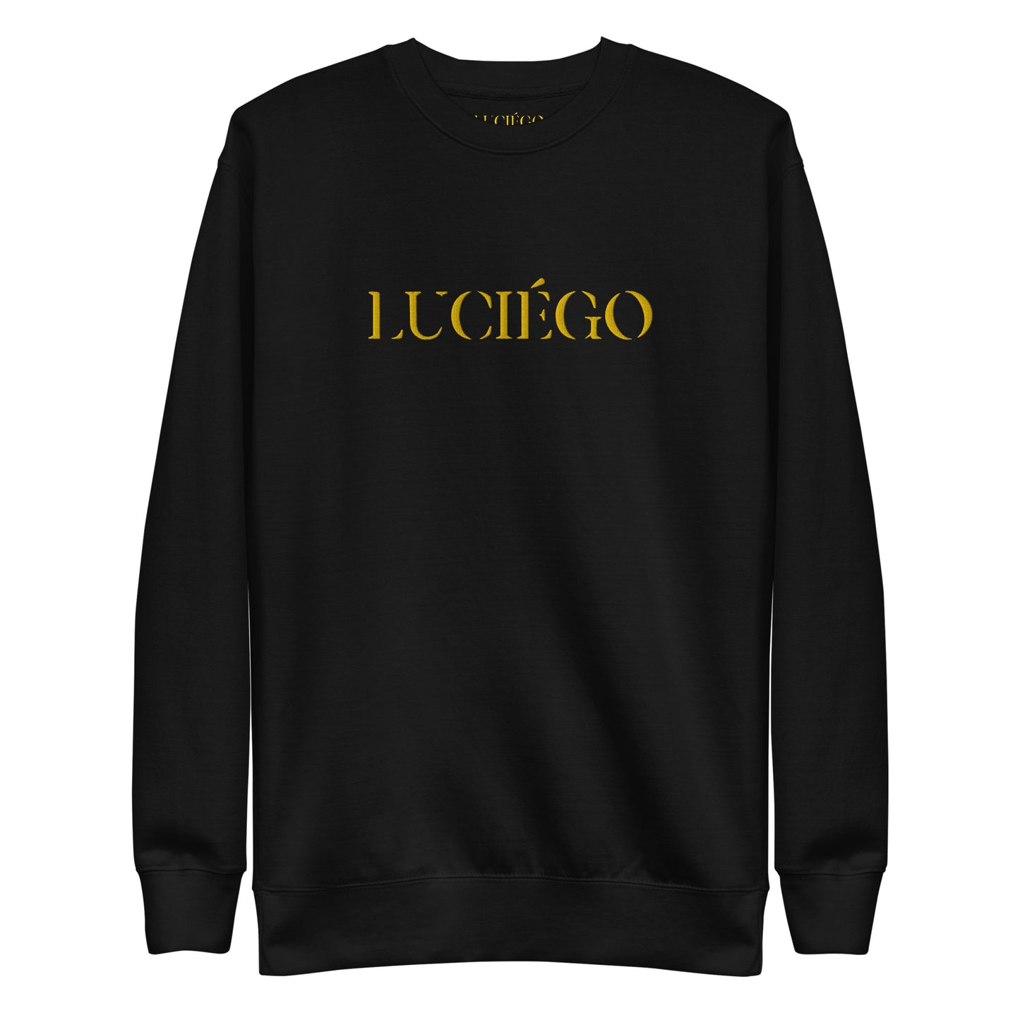 Luciégo Unisex Sweatshirt Black & Gold